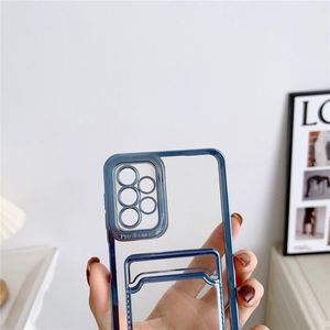 Funda de teléfono electrochapada para Galaxy S24 S24 + S23 S23 + S22 S22 + Ultra Fe 5G con tarjetero Clear Sjk167 Laudtec - Product Image 3