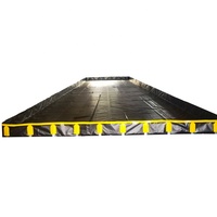 Mur de mousse Portable anti-huile chimique Gallon Flexible Pvc confinement des déversements