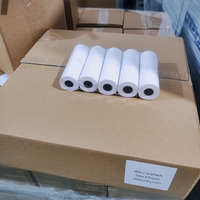 Rouleau de papier thermique 80x80mm, type continu adhésif, pour l'impression de reçus de point de vente et la vente au détail