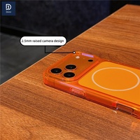 Coque de téléphone magnétique transparente de luxe aux couleurs originales pour iPhone 17 Pro MAX 17 Pro Chargement sans fil TPU PC IMD Phone Cover