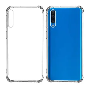 Clear Shockproof TPU Case For Samsung Galaxy S7 Edge S8 S9 S10 Plus A10 A20 A30 A40 A50 Soft CoverためSamsung M01 M10 M20 G530