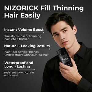 Fibra Capilar OEM/ODM com Etiqueta Privada Personalizada, Fibra de Proteína para Cabelos Mais Grossos Instantaneamente, Pó para Cabelos Ralos - Product Image 3