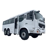 Célèbre autobus Dongfeng 6x6, nouveau diesel, 30 places, véhicules de transport, transport minier, autobus tout-terrain, autobus touristique