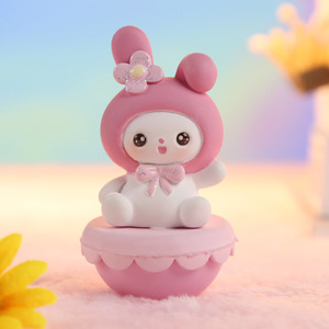 ตุ๊กตาสัตว์น่ารัก Yu Mo แบบกลม วัสดุไวนิล ของตกแต่งบ้าน ของประดับโต๊ะในห้องนั่งเล่น ของขวัญวันเกิด ของขวัญแต่งงาน - Product Image 4