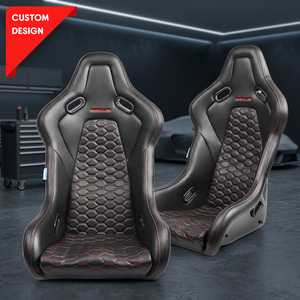 Siège de voiture de course sportif Fantom FRP PU Shell au design personnalisé, combinant des matériaux haut de gamme en cuir PU et en FRP - Product Image 1
