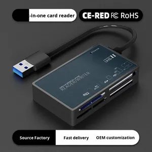 Leitor de Cartão XD Compatível Multifuncional para Telefone/Notebook/Computador/Laptop Externo USB 2.0 Suportando Cartões SD/CF/TF/MS Micro(M2) - Product Image 2