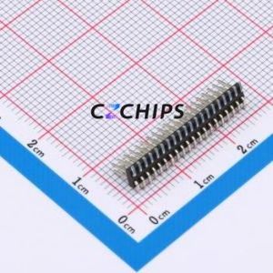 A127US-WS20P Pin Header SMD,P=1.27mm Connector ( Pin Structure: 2x20P )( Pitch: 1.27mm )( Row Spacing: 1.27mm ) - Product Image 2