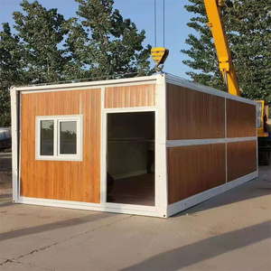 Casa contenedor de acero modular de diseño moderno de 20 pies, paquete plano, contenedor prefabricado plegable, oficina, compra de oficina moderna Modular - Product Image 4