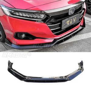 <b>Car</b> Front Bumper Lip <b>Diffuser</b> Spoiler Glossy Black Modification Part for Honda Accord 10.5 Gen 2022 Protector <b>Car</b> Accessories - Product Image 1