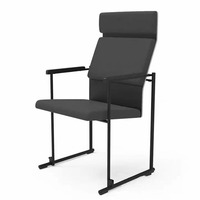 Chaise de formation empilable moderne avec accoudoirs, chaise de bureau en tissu pour salle de conférence, auditorium scolaire