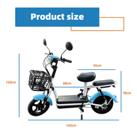 Vélo électrique de ville AFTFA 48V avec moteur central et double suspension