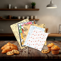 Papel de Envolver para Hamburguesas y Sándwiches, Personalizado con Logotipo Impreso, Biodegradable, Ecológico, Reciclable, de Papel Pergamino PE, Resistente al Aceite, para Hot Dogs