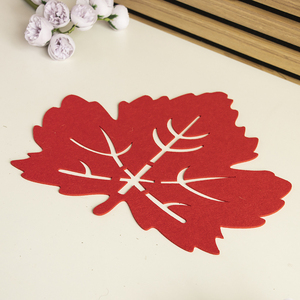 Manteles Individuales Antideslizantes de Fieltro de Poliéster con Diseño de Nieve, Posavasos para Bebidas, Duraderos, Decoración para el Hogar para Fiestas de Acción de Gracias, 10.16 cm, Láser - Product Image 3