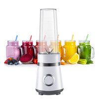 Mixeur électrique portable rechargeable USB pour la maison et les voyages, mixeur nutritif à portion individuelle, presse-agrumes à emporter, couvercles pour smoothies, aliments pour bébés