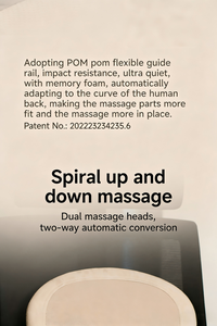 Coussin de massage mince pour un confort quotidien, coussin dorsal <span class=keywords><strong>chauffant</strong></span> et vibrant, s'adapte à toutes les chaises. Parfait pour les travailleurs de <span class=keywords><strong>bureau</strong></span> - Product Image 3