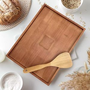 Caja de Almacenamiento de Masa de Madera, Rectangular, con Tapa Hermética, Contenedor para Fermentar Pan - Product Image 2