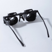 Lunettes à fort grossissement 24x réglables avec lumière LED intégrée pour la réparation de montres, la soudure de composants électroniques et de téléphones portables