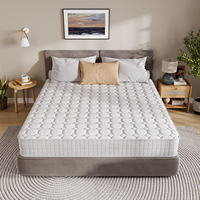 Matelas de mousse de Latex de mémoire de 10 pouces avec les meubles de maison refroidissant les matelas hybrides de ressort d'hôtel de poche de mousse de mémoire de Latex