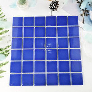 Mosaïque en porcelaine 48x48mm pour <span class=keywords><strong>piscine</strong></span> hors sol, spa de natation, <span class=keywords><strong>piscine</strong></span> <span class=keywords><strong>gonflable</strong></span> extérieure Intex pour enfants - Product Image 6