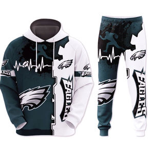 Groothandel Alle American Football 32 Teams Sport Sets Voetbal Sweatshirt 3d Print Pullover Broek Met Lange Mouwen - Product Image 6
