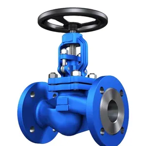 DIN PN25 PN50 PN100 Carbon Steel Bellow Seal Globe Valve