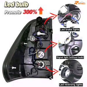 <span class=keywords><strong>LED</strong></span> Hilux Revo Rocco Đuôi Ánh Sáng Với Bóng Đèn-OEM <span class=keywords><strong>LED</strong></span> Đuôi Đèn Cho Hilux Revo Rocco Rogue 2016-2025 Với Phanh Bóng Đèn - Product Image 5