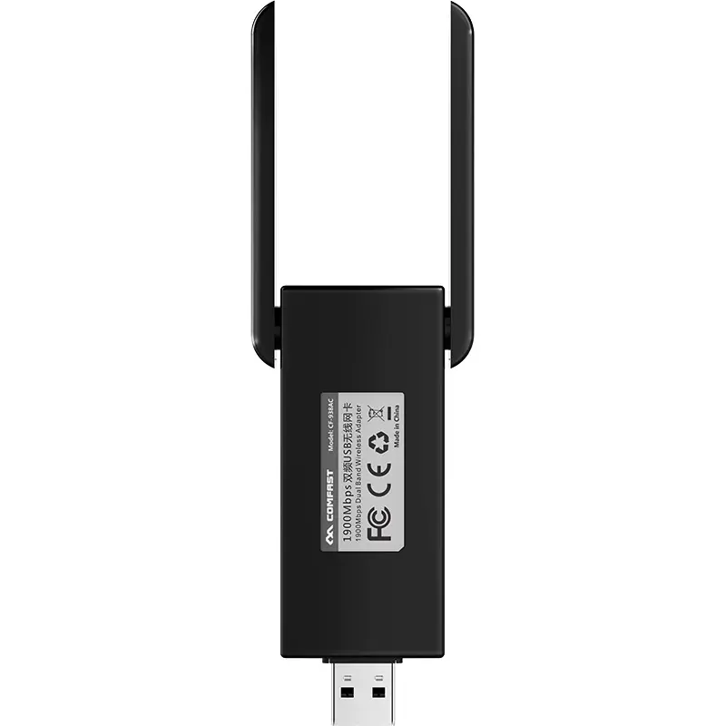 مهايئ لاسلكي كومفاست! Mbps من خلال الجدار USB3.0 ushghz & GHz محول واي فاي عالي السرعة ثنائي السائق