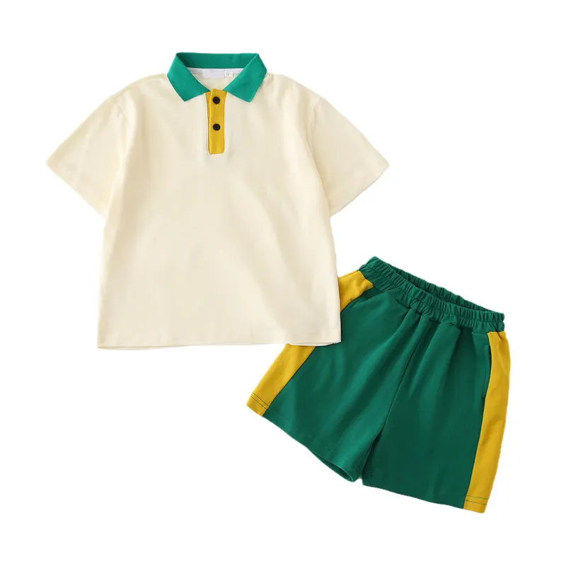 Factory Direct Sales Summer Children's Cotton Girls Sets Small and Medium-sized Children Two-piece Set For A Family Of Three