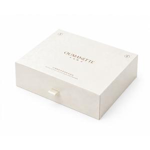 Custom Beige <strong>Drawer</strong> Box High End Matt Gold Foil Stamping White Foam <strong>Insert</strong> for Peptide Vial Factory Customization - Product Image 2