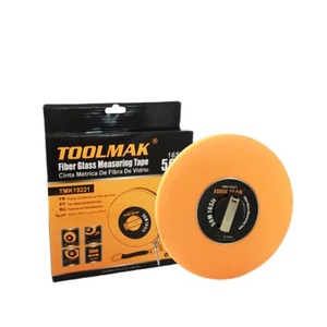 Toolmak Fiber Glass <b>Measuring</b> <b>Tape</b> 50m 165ft Heavy Duty Construction Use - Product Image 1