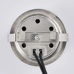 Vente directe d'usine en acier inoxydable de haute qualité AC 12V lampe halogène ronde LED lampe de hotte de cuisinière