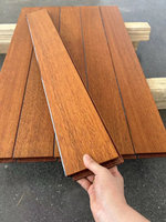 Panneau de terrasse en bois dur Merbau pour extérieur, patio, piscine, revêtement de sol en bois