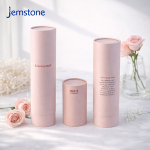 Emballage en tube de papier rigide pour diffuseur de parfum d'intérieur en carton kraft recyclable personnalisé, emballage en tube de papier pour soins de la peau et parfums - Product Image 2