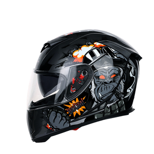 หมวกกันน็อคเด็กแบบเต็มใบ BAX BX-DS310-21 สำหรับรถมอเตอร์ไซค์แบบ DUAL SPORT วัสดุ ABS+PC ได้รับมาตรฐาน ECE DOT CE สำหรับเด็ก - Product Image 1