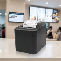 Impresora Térmica POS Q822 de 80 mm, Pequeña, Económica, Rollo de Papel para Recibos Gratis en Stock, Interfaz USB, 203 dpi, 1 Año de Garantía