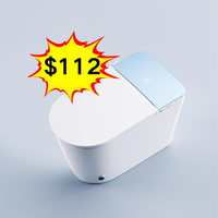 2026 New Model Luxury White Ceramic Electric Bidet Toilet One Piece Smart Toilet Remote Heated Seat Automatic Deodorization
