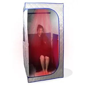Zuverlässige persönliche indoor trockensauna faltbares saunazelt für 1 person infrarot tragbare sauna zuhause