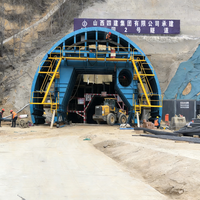 Chariot de coffrage en acier de type Needle Beam avec homologation ISO pour l'exportation internationale de la construction de tunnels en montagne