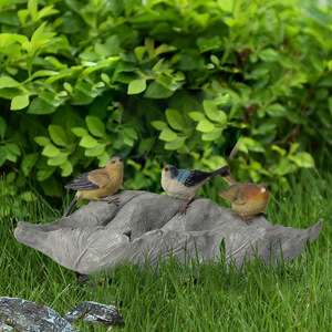 Mangeoires à oiseaux en résine personnalisées ange fille fée <span class=keywords><strong>jardin</strong></span> Statue mangeoire à oiseaux bain pour l'extérieur maison artisanat résine cour décor Sculpture - Product Image 2