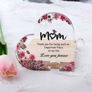 ของขวัญขอบคุณสำหรับคุณแม่ ของขวัญวันแม่ ของขวัญรูปหัวใจอะคริลิคสำหรับคุณแม่ ของขวัญวันเกิด ของขวัญคริสต์มาสสำหรับคุณแม่ ของขวัญเกษียณอายุสำหรับคุณแม่ - Product Image 2