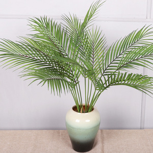 Plante artificielle de palmier Areca QIHAO, fleur en soie, décoration intérieure, verdure, style bonsaï, décoration de la maison - Product Image 3