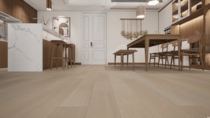 <strong>Brazilian</strong> Oak 6in <strong>Hardwood</strong> <strong>Engineered</strong> Floor Planks Wide Plank Waterproof Flooring for Living Room Rosewood <strong>Walnut</strong> Brushed - Product Image 5