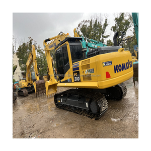 Excavatrice sur chenilles Komatsu PC200-8 d'occasion de haute qualité, 20 tonnes, modèle PC200-8MO/N1, avec moteur, boîte de vitesses et godet de 0,8 m³ - Product Image 4