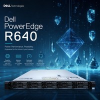 Serveur Rackable 1U R640 Neuf avec Processeur Intel Xeon Scalable pour Bases de Données Distribuées – En Stock