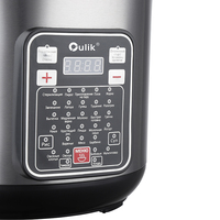 Olla a Presión Eléctrica de 5L al por Mayor con Protección Inteligente contra Sobrecalentamiento, Acero Inoxidable 304, Antiadherente, con Taza Medidora