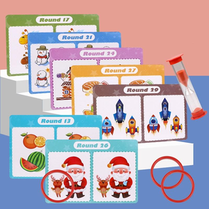 <span class=keywords><strong>Jeu</strong></span> de puzzle de recherche de différences pour enfants, jouet d'entraînement à la concentration, <span class=keywords><strong>jeu</strong></span> de défi visuel, casse-tête de bureau - Product Image 5