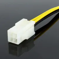 Kabel ATX 4Pin Male to Female untuk Kabel Adaptor Ekstensi Catu Daya Motherboard CPU PC