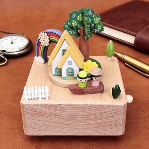 Boîte à musique de style japonais, mignonne, avec son personnalisé, <span class=keywords><strong>pour</strong></span> cadeaux festifs et quotidiens - Product Image 2