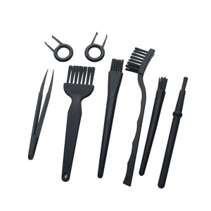 6 buah Set sikat pembersih Keyboard portabel, Multi ukuran dengan pinset Anti statis untuk komputer - Product Image 3