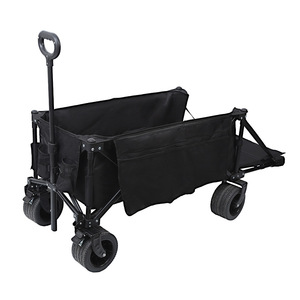 Carrito de camping plegable para exteriores, carrito portátil plegable de cuatro ruedas para compras y uso en campamentos - Product Image 5